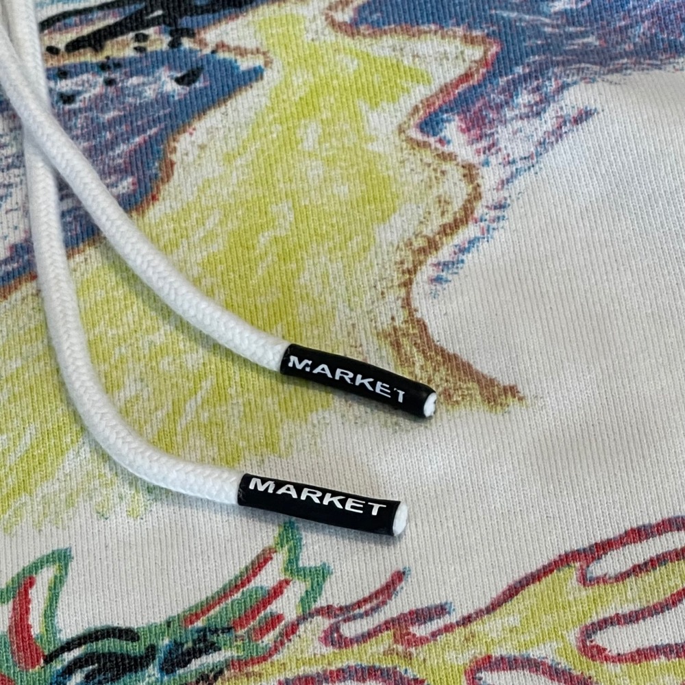 Chinatown Market & Smile hoodie, Hype x Market x Streetwear, Size Large - Picture 2 of 15